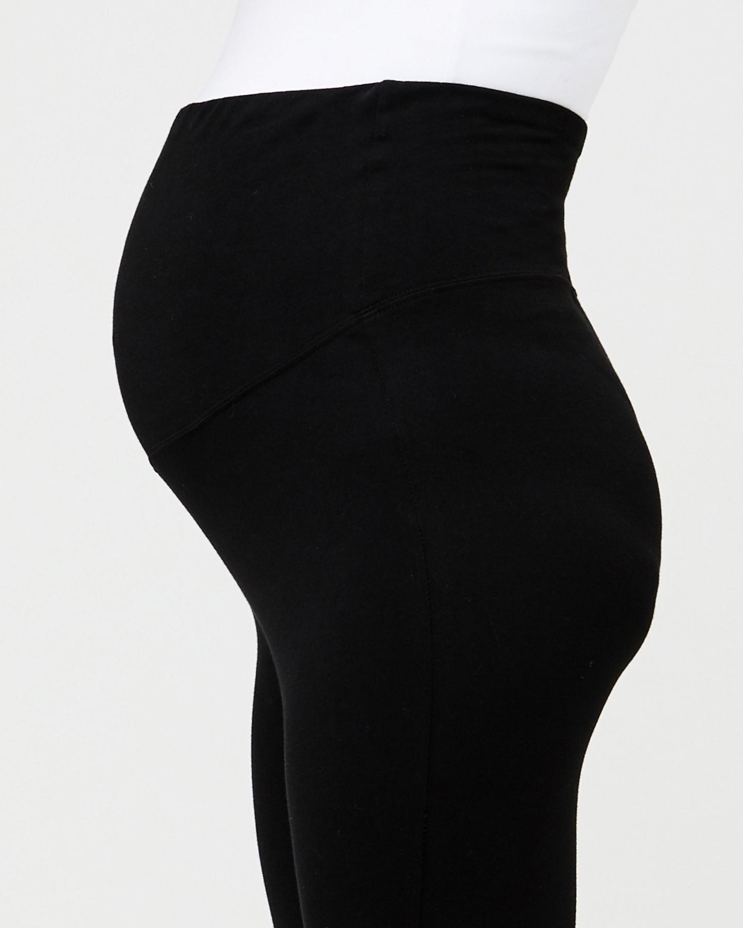 Ripe Org Over Bump 3/4 Legging - Black