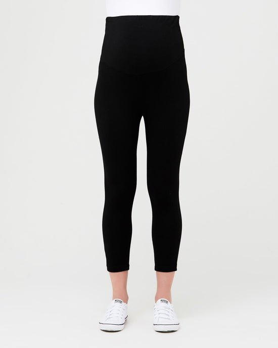 Ripe Org Over Bump 3/4 Legging - Black