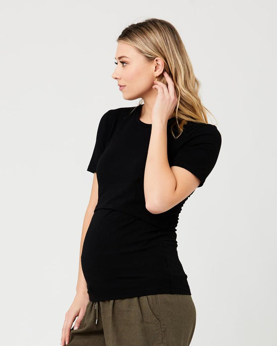 Ripe Organic Nursing Tee - Black