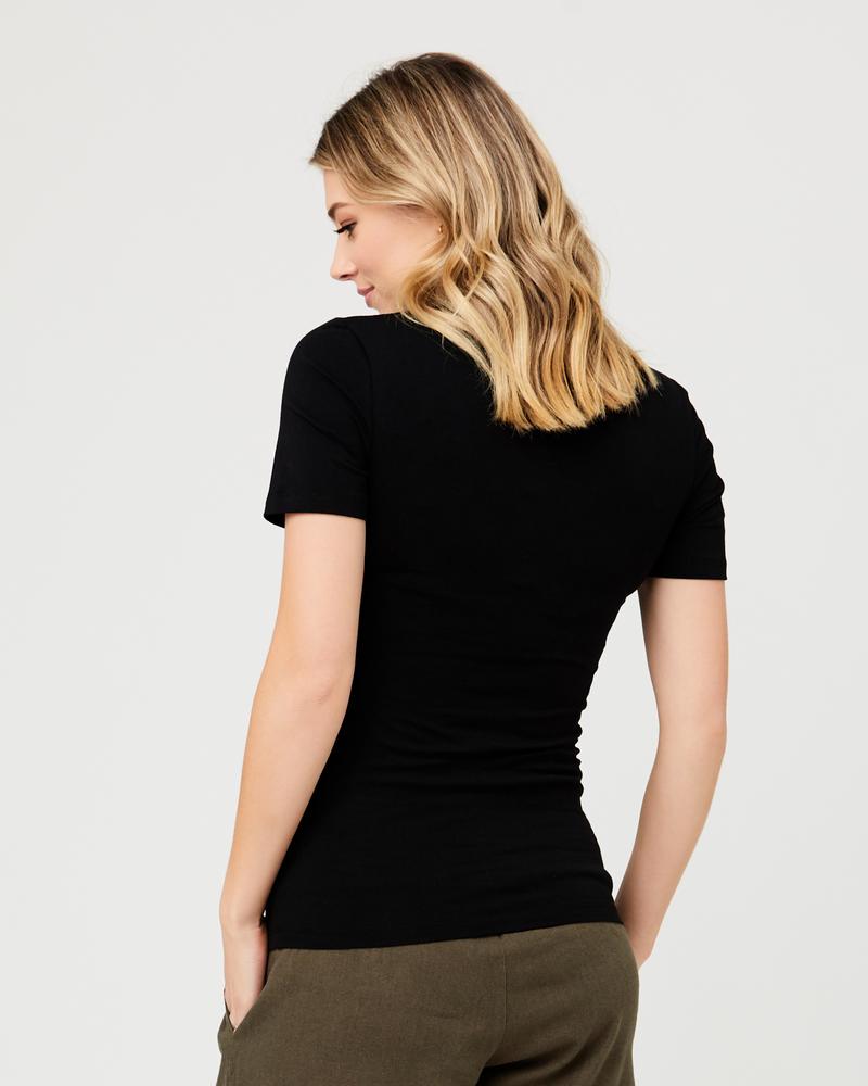 Ripe Organic Nursing Tee - Black