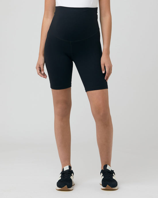 Ripe Over Tummy Bike Short - Black