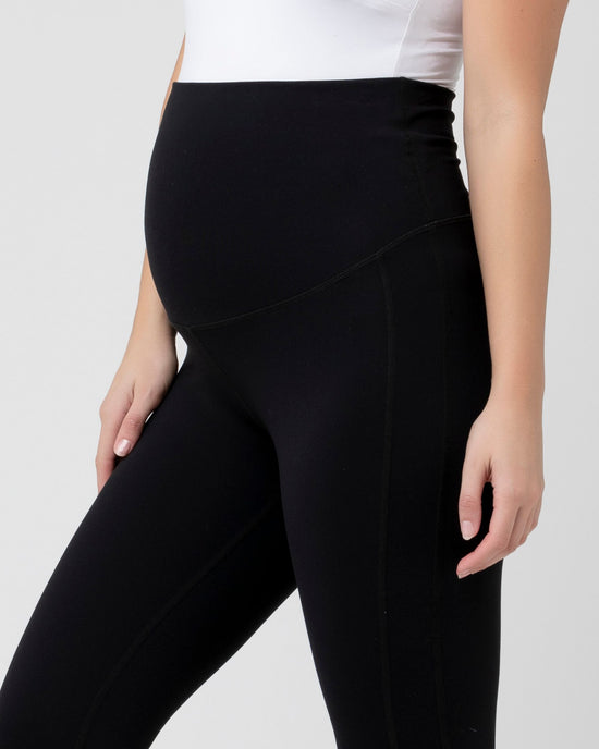 Ripe Active Over Tummy Crop Legging - Black