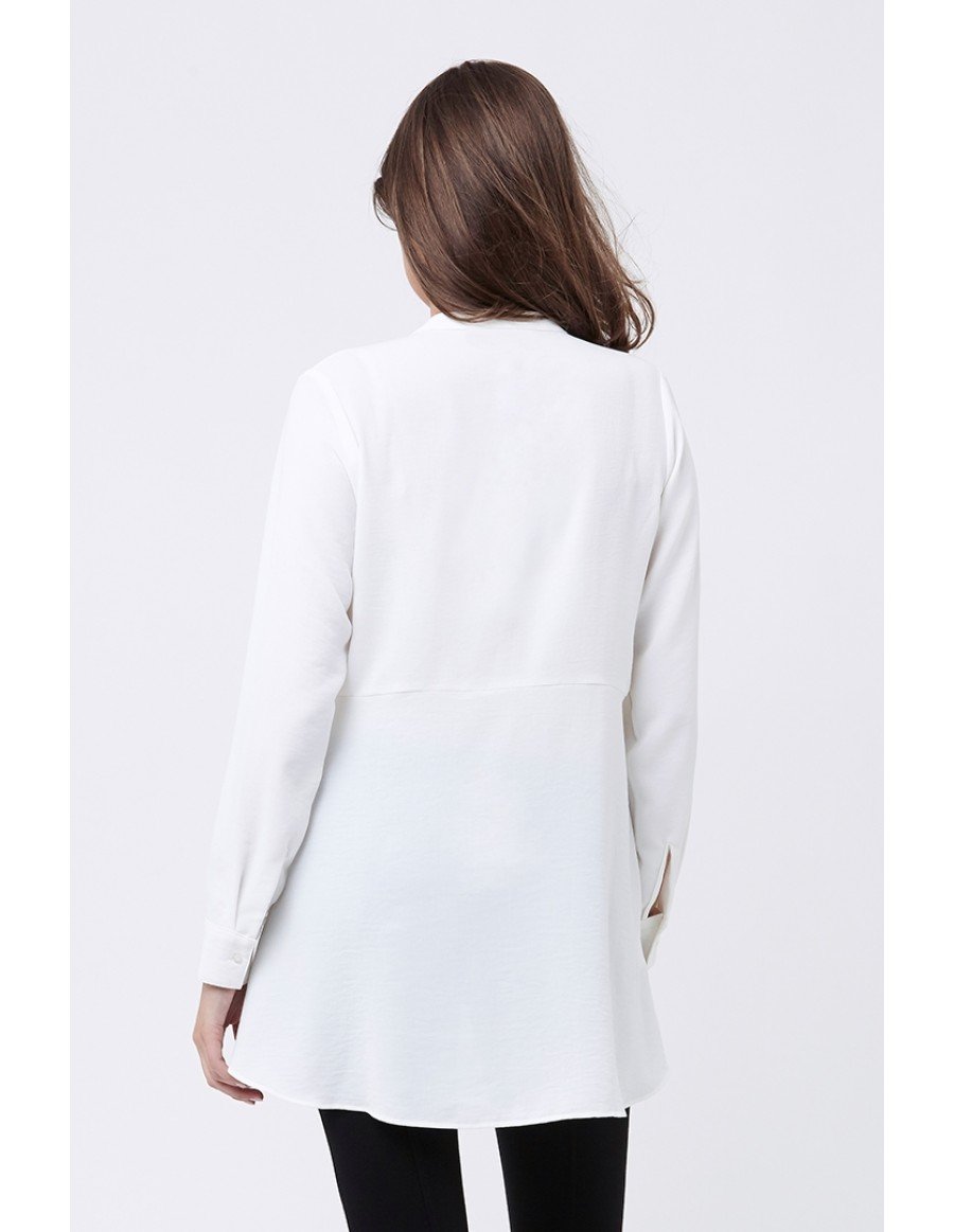 Ripe Peplum Shirt - White