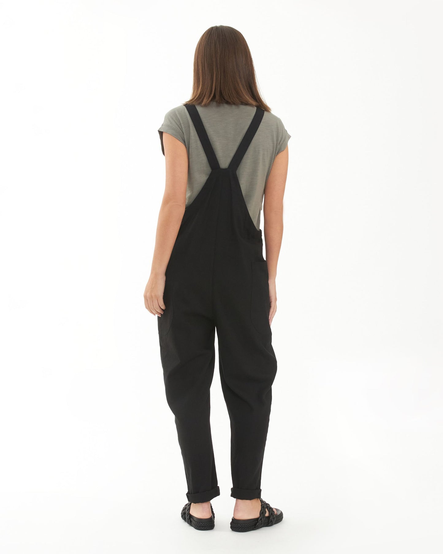 Ripe Poppy Linen Jumpsuit - Black