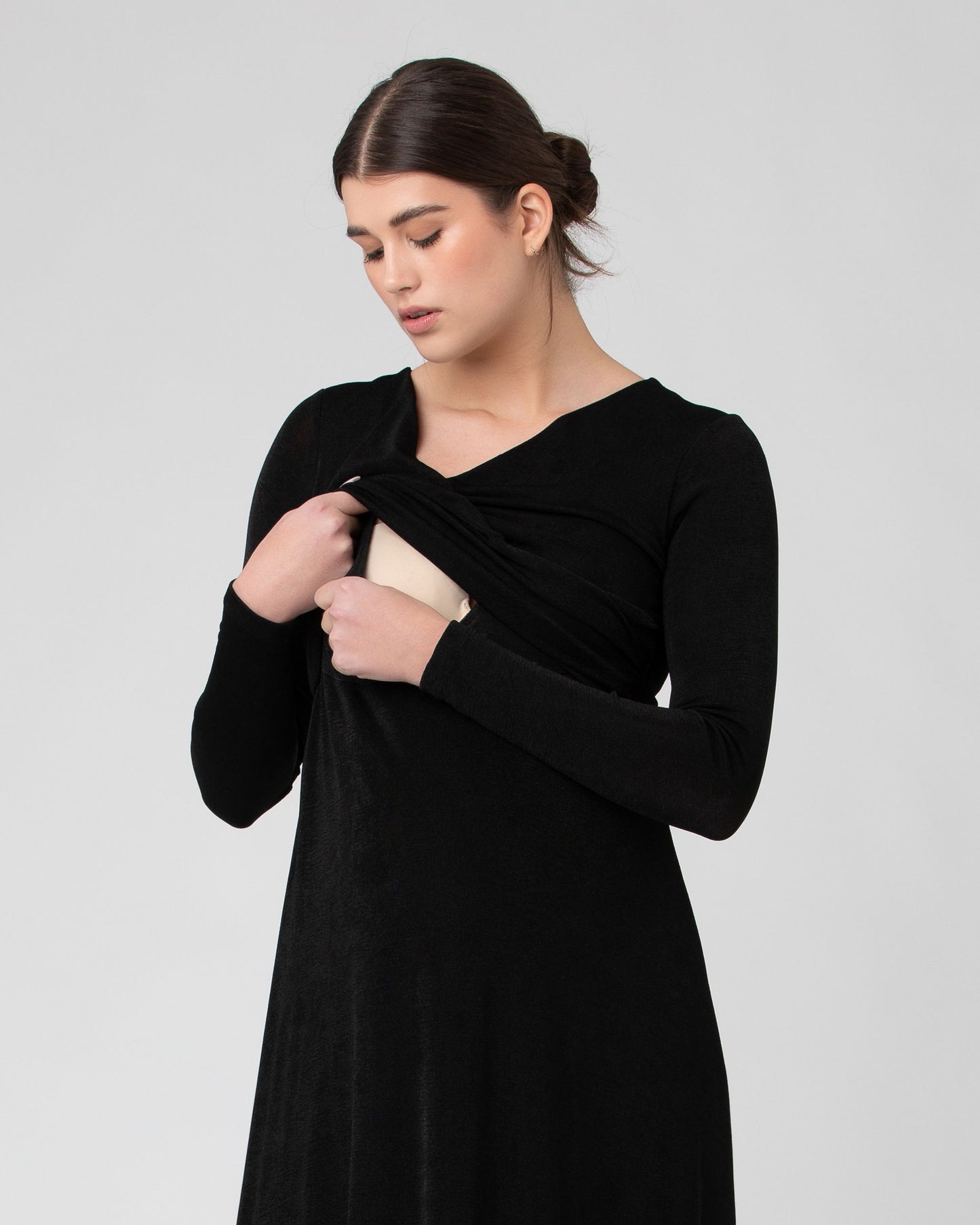 Ripe Portia Nursing Dress - Black