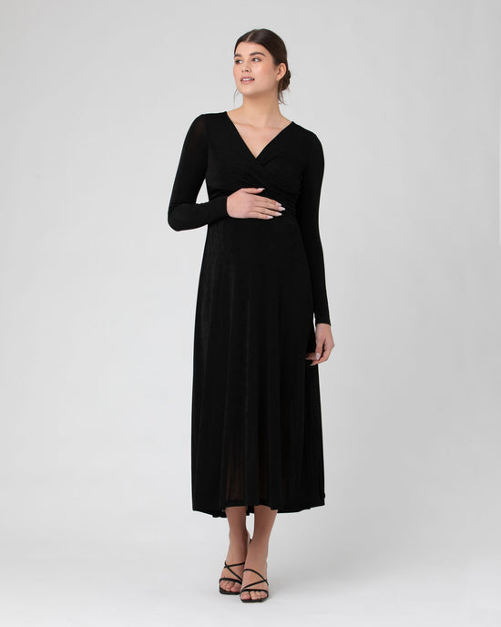 Ripe Portia Nursing Dress - Black