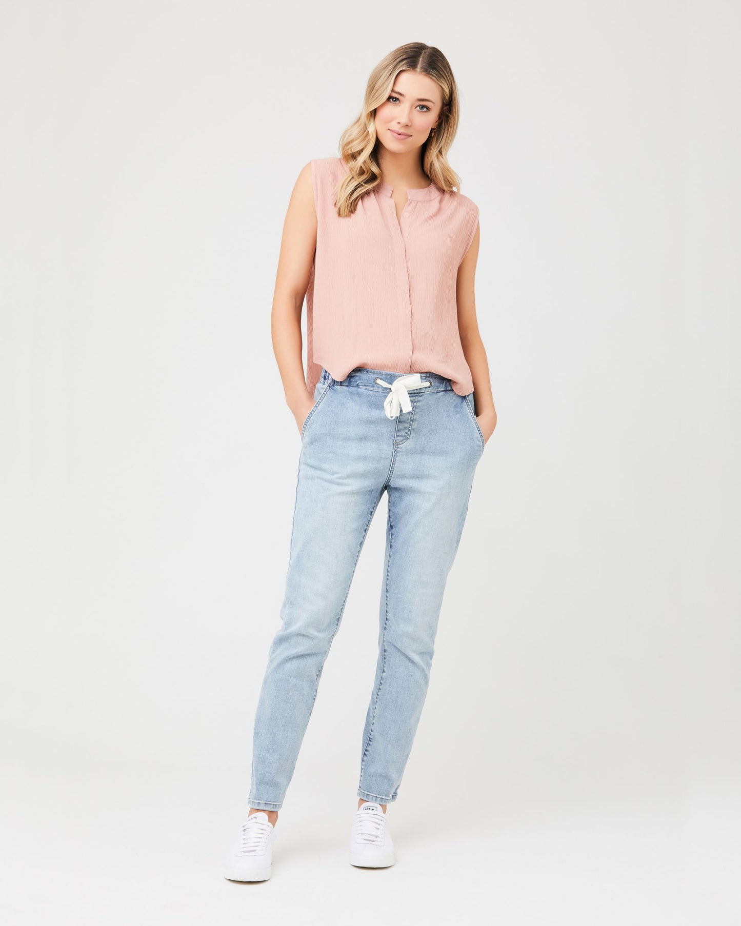 Ripe Reese Sleeveless Shirt - Dusty Pink