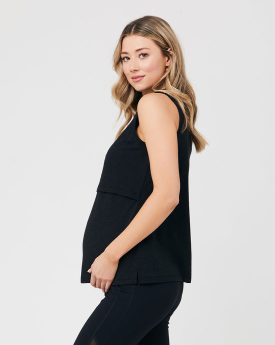 Ripe Richie Nursing Tank - Black