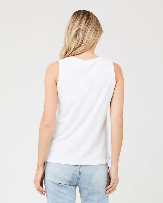 Ripe Richie Nursing Tank - White