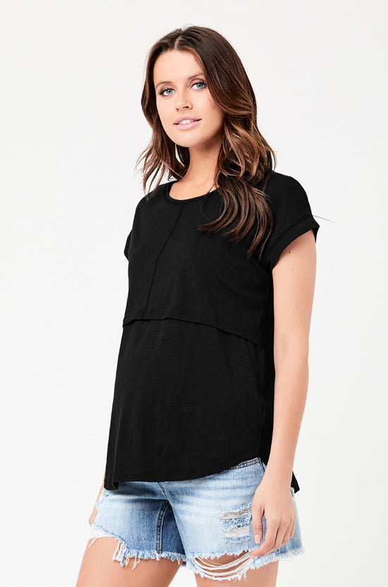 Ripe Richie Nursing Tee - Black