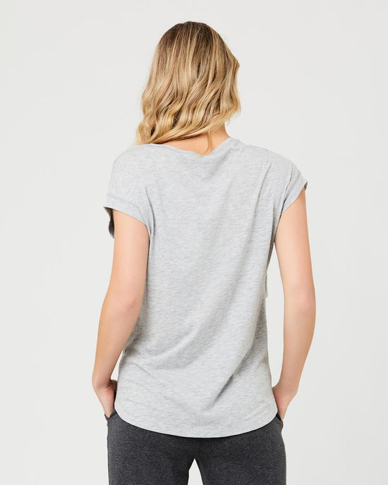 Ripe Richie Nursing Tee - Grey Marle