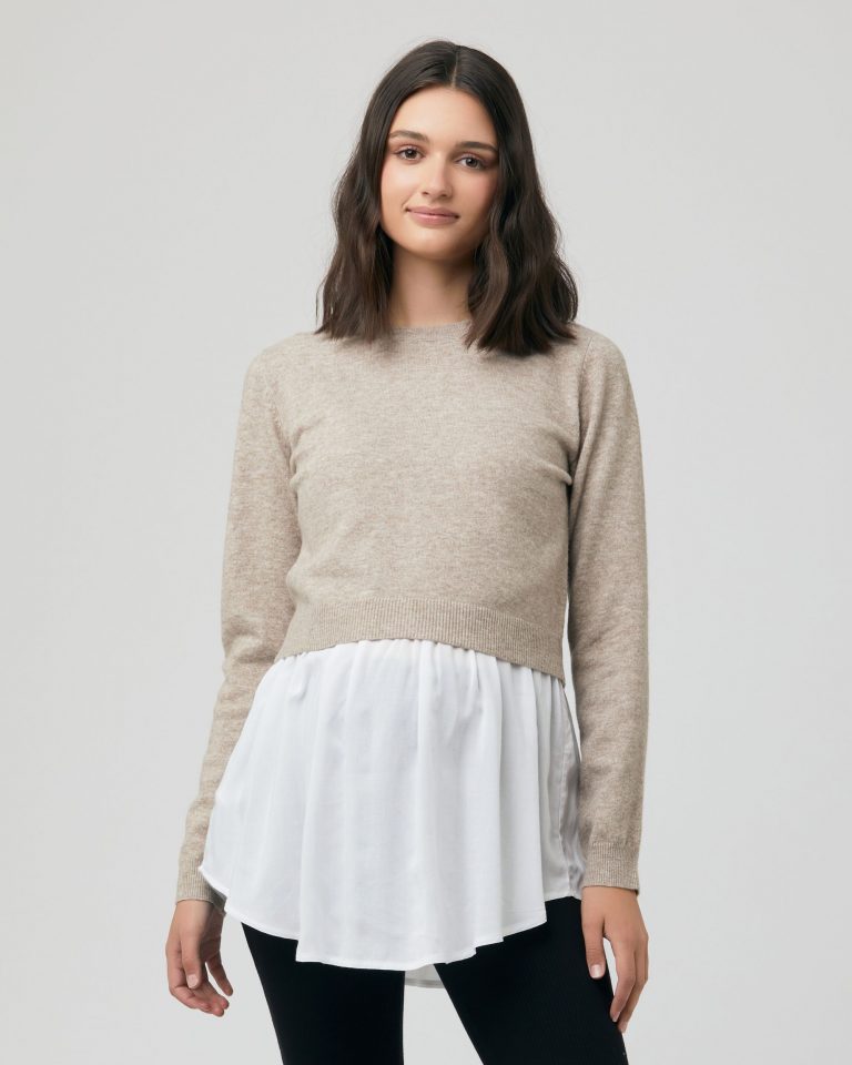 Ripe Sandy Nursing Knit - Latte