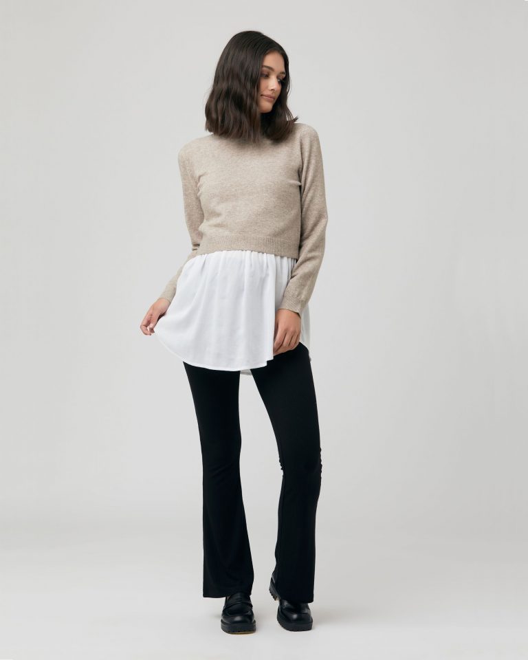 Ripe Sandy Nursing Knit - Latte