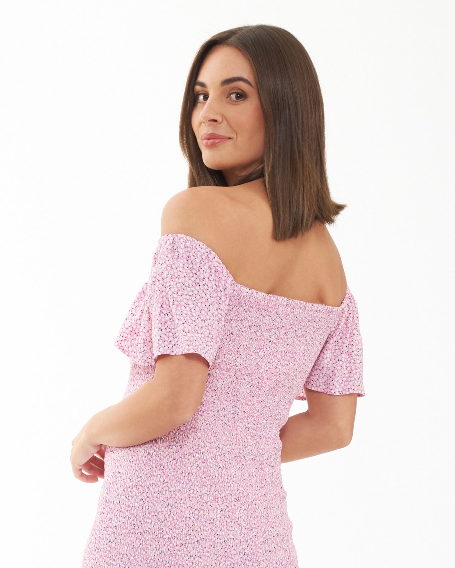 Ripe Selma Shirred Dress - Multi