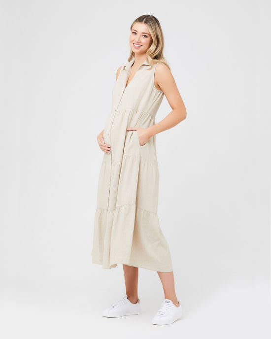 Ripe Tracy Tiered Dress - Natural