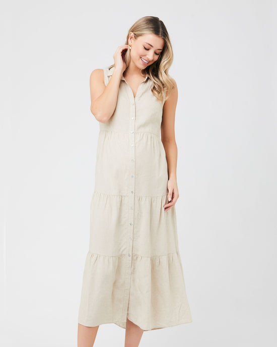 Ripe Tracy Tiered Dress - Natural