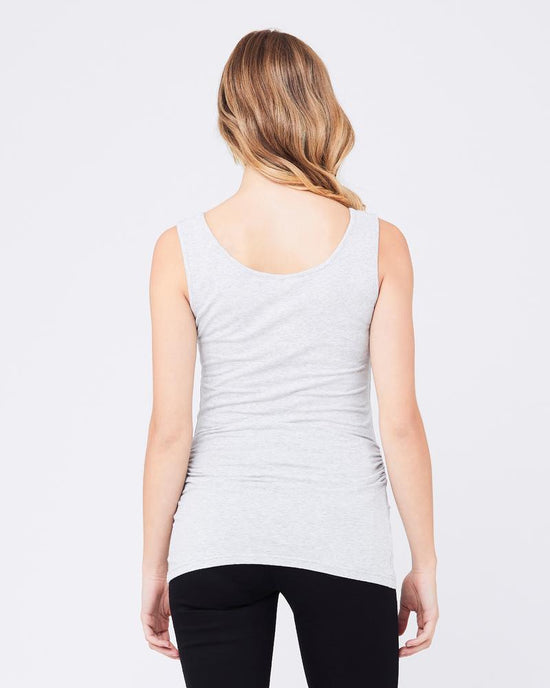 Ripe Organic Tube Tank - Silver Marle