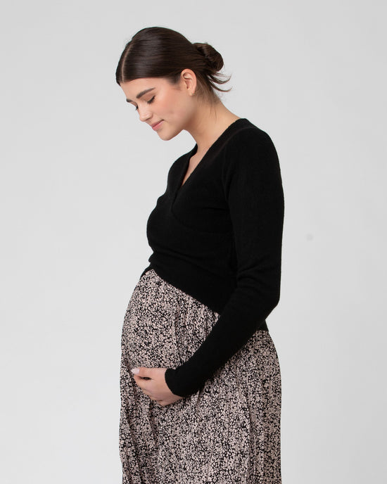 Ripe Willa Nursing Knit - Black