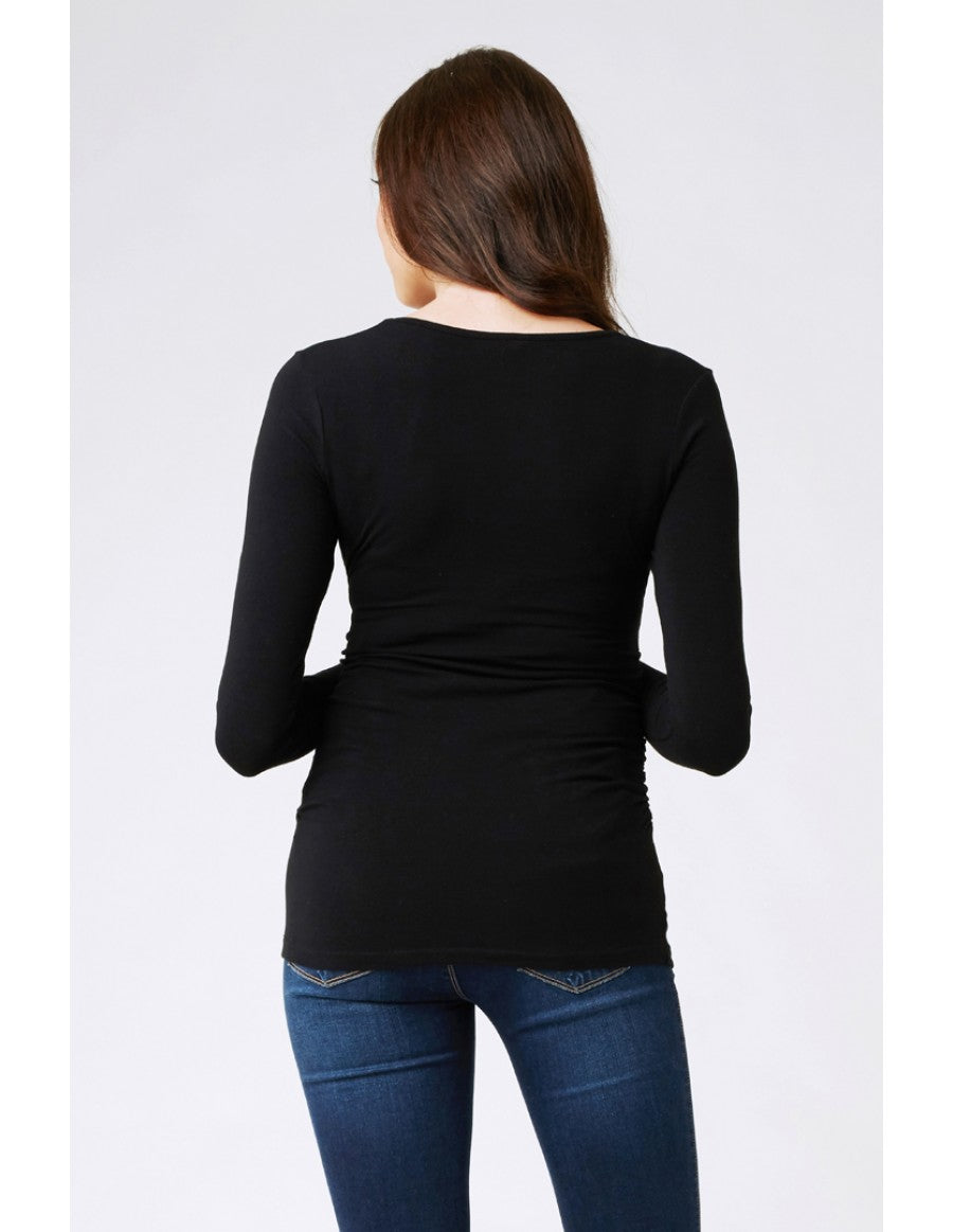 Ripe Organic Nursing Long Sleeve Top - Black