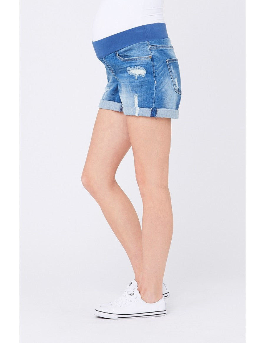 Ripe Baxter Boyfriend Short - New Blue