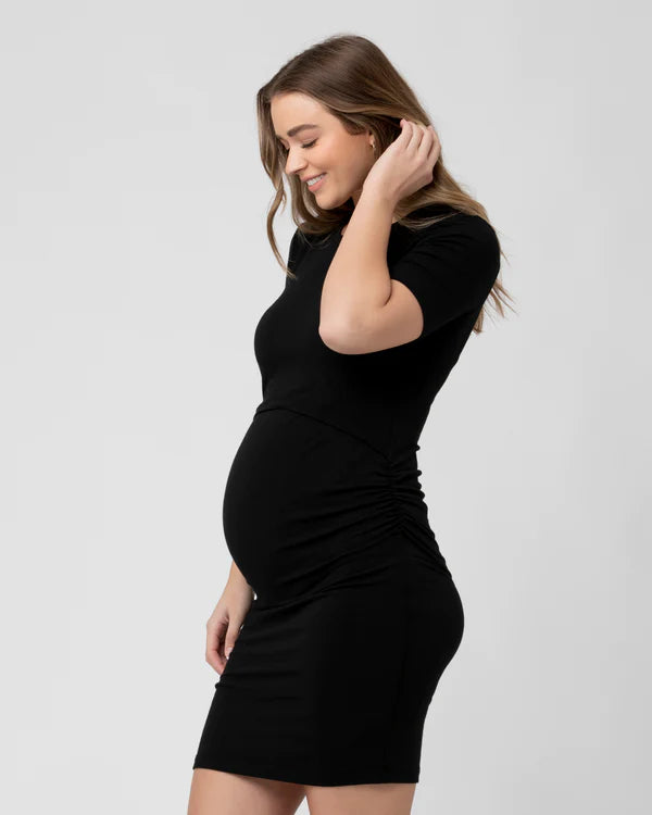 Ripe Organic Nursing Dress - Black