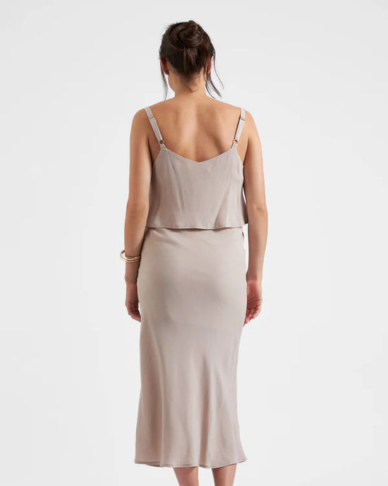 Ripe Alma Nursing Slip Dress - Sand