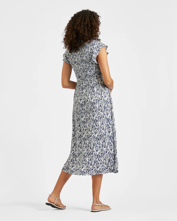 Ripe Edie Nursing Dress - Washed Indigo/Blue