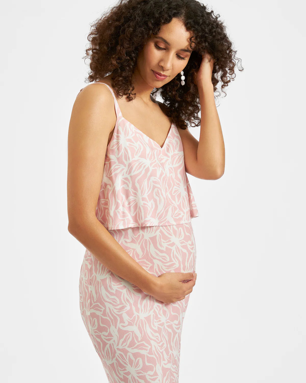 Ripe Jilly Nursing Slip Dress - Soft Pink