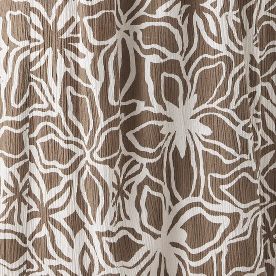 Ripe Alona Shirred Dress - Olive/White