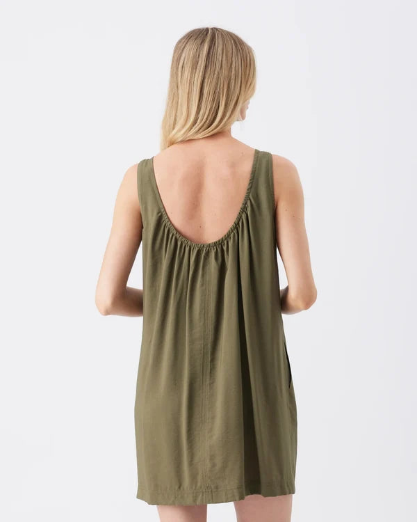 Ripe Irene Shift Dress - Khaki