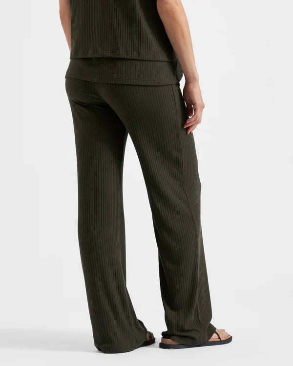 Ripe Cindy Rib Pant - Khaki