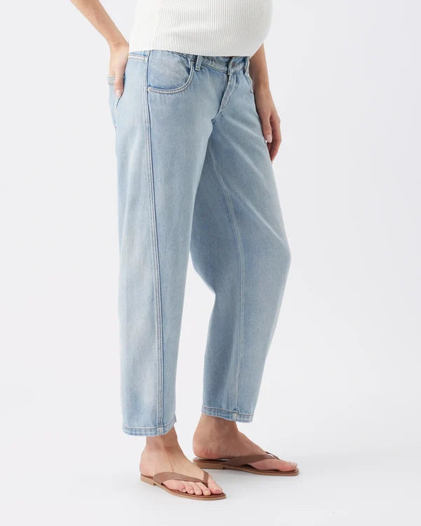 Ripe  Lex Barrel Leg Jean - Light Wash