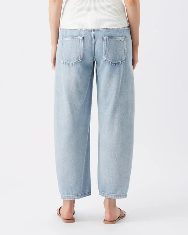 Ripe  Lex Barrel Leg Jean - Light Wash