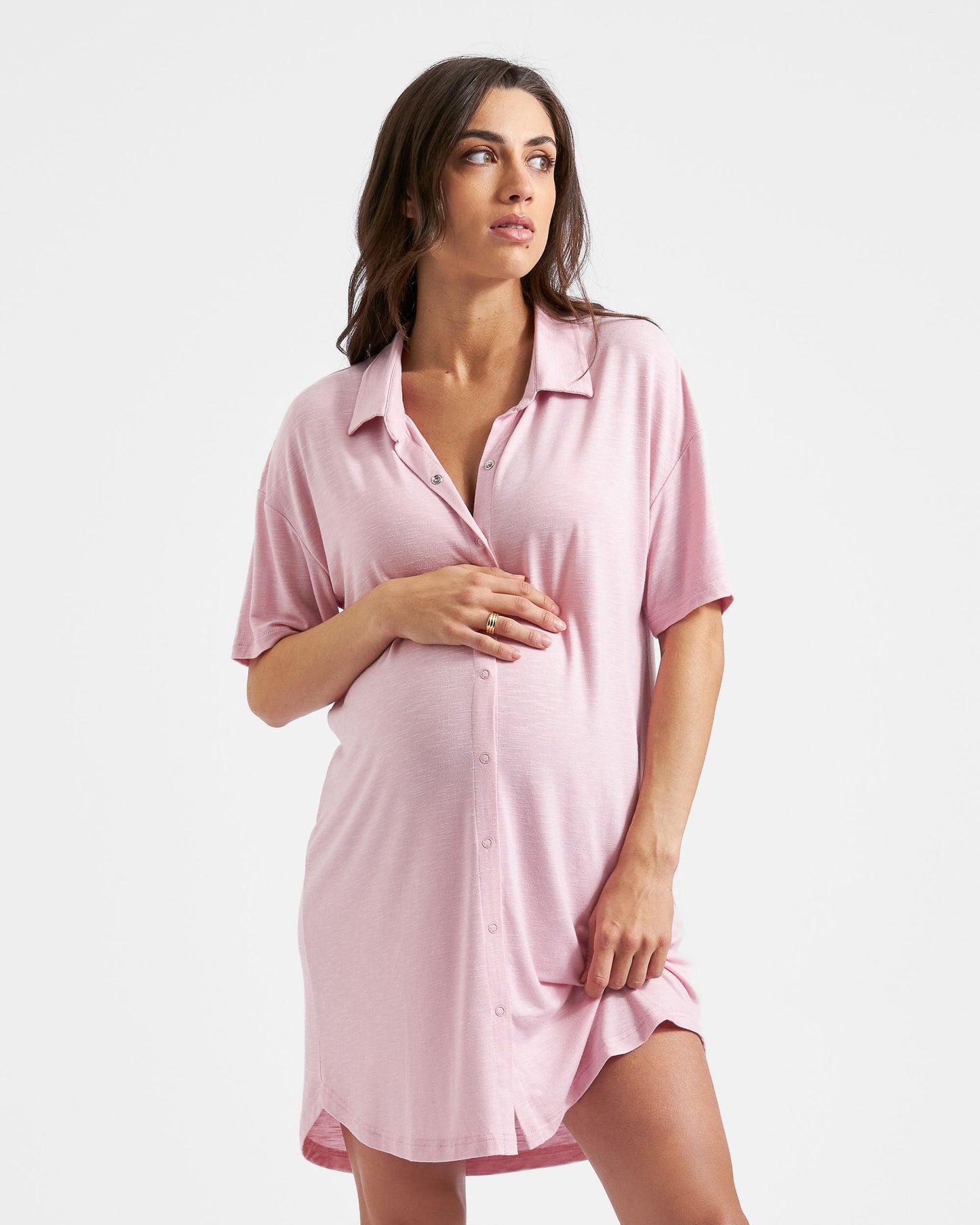 Ripe Dreamy Night Shirt - Dusty Pink