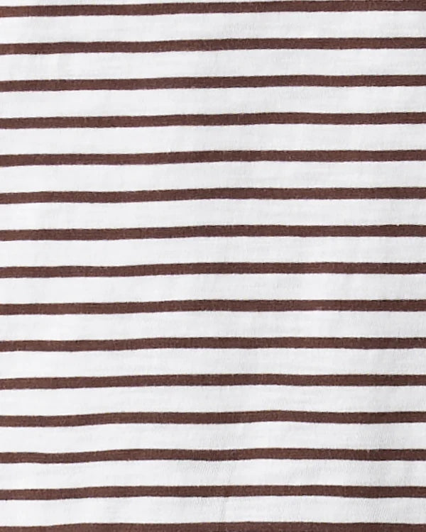 Ripe Claudette Nursing Tee - White / Chocolate