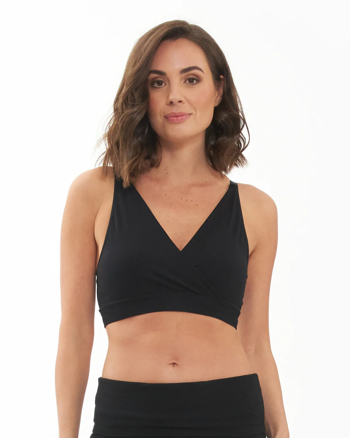 Ripe Seamless Nursing Bralette - Black