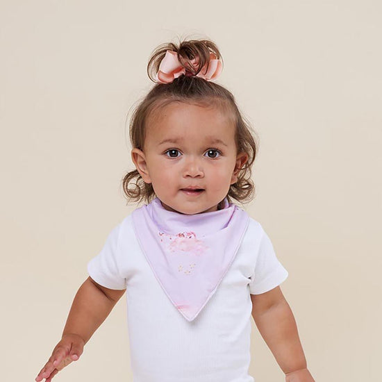 Snuggle Hunny Organic Dribble Bib - Unicorn