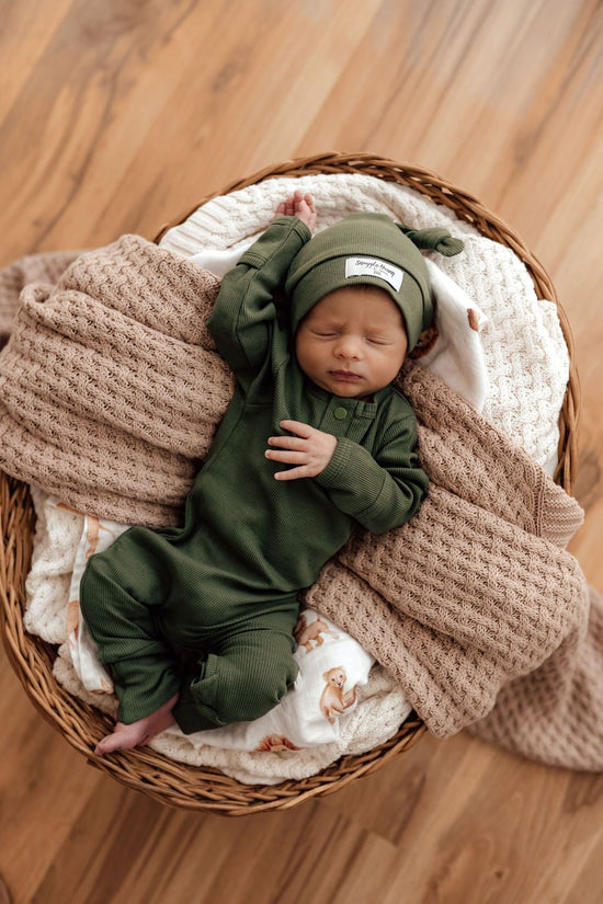 Snuggle Hunny Organic Growsuit - Olive