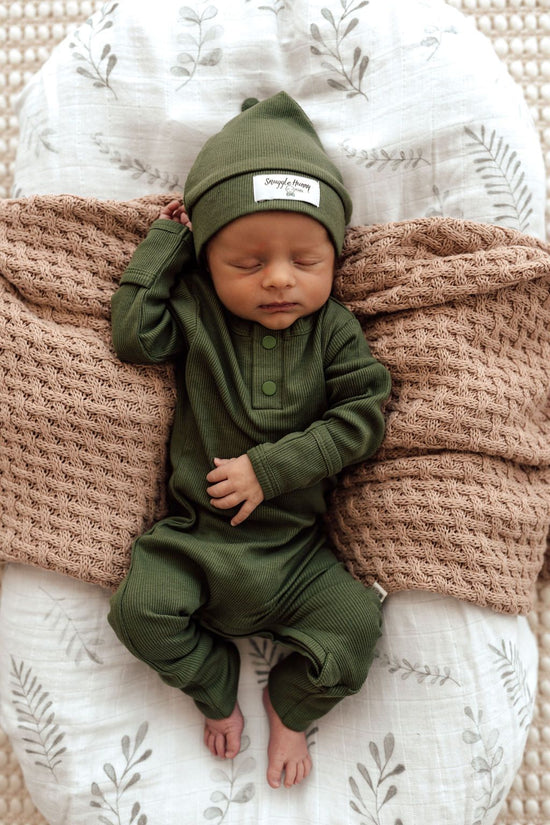 Snuggle Hunny Organic Growsuit - Olive