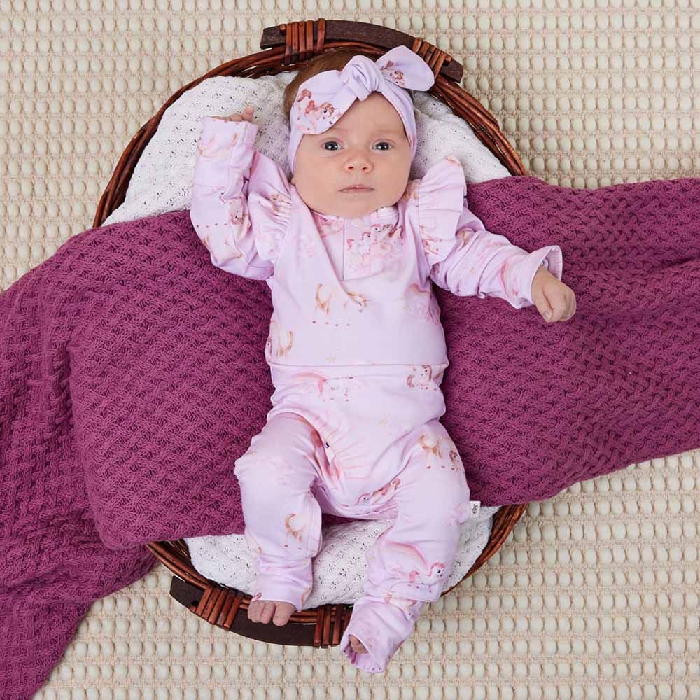 Snuggle Hunny Organic Growsuit - Unicorn