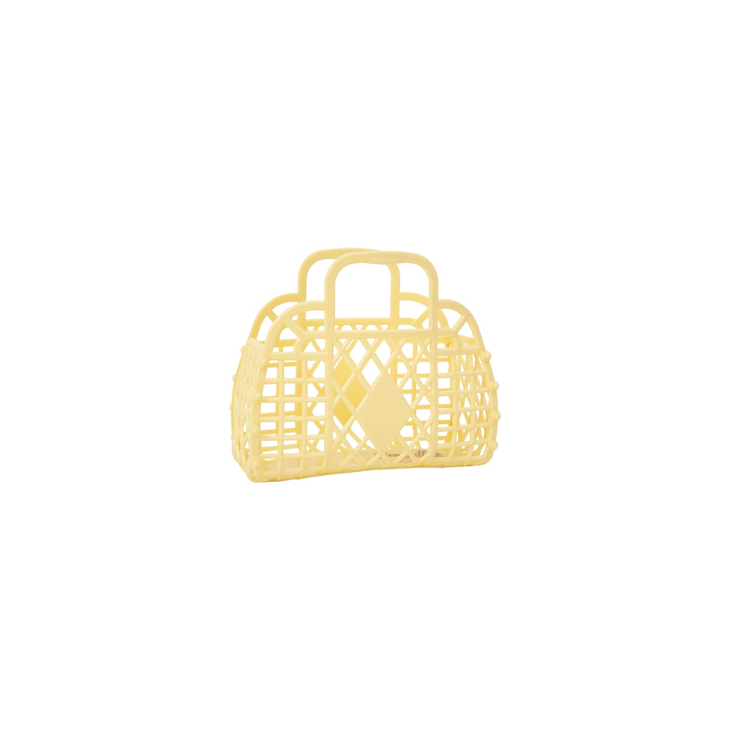 Sun Jellies Retro Basket Mini - Yellow