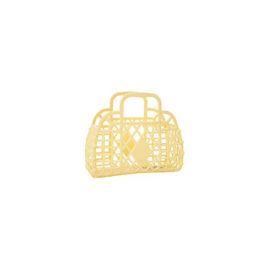 Sun Jellies Retro Basket Mini - Yellow