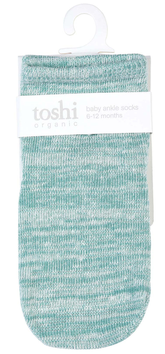 Toshi Socks Ankle Marle - Jade