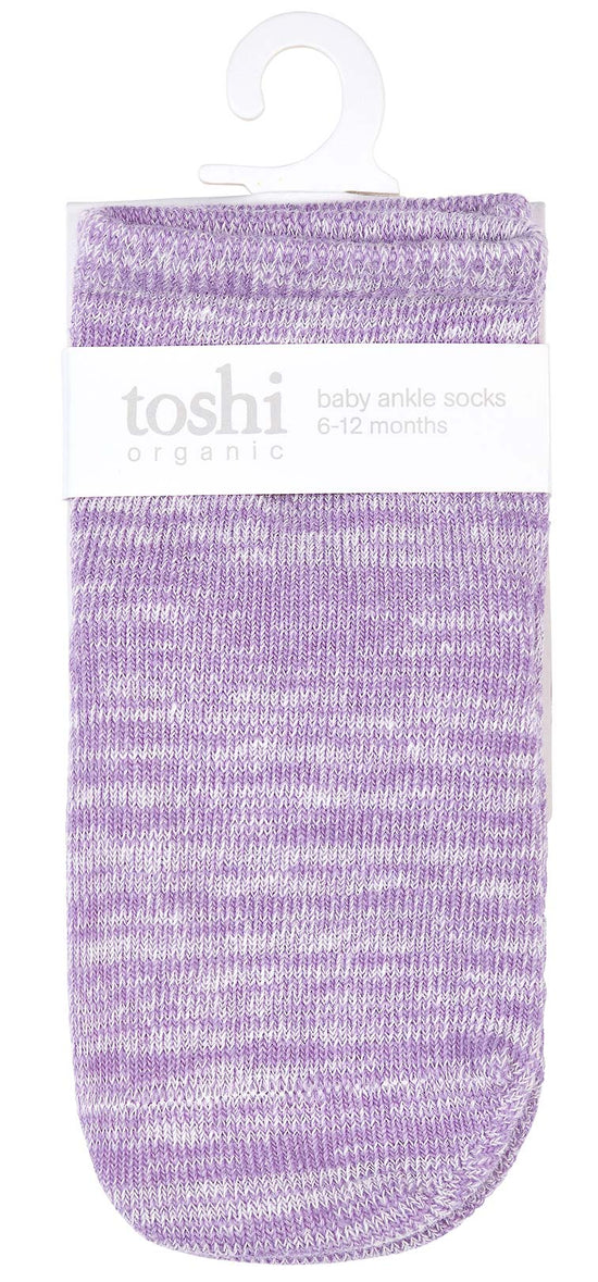 Toshi Socks Ankle Marle - Lavender