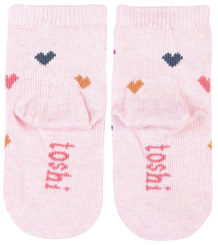 Toshi Socks Ankle Jacquard - Hearts