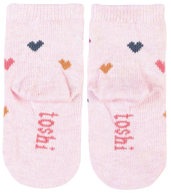 Toshi Socks Ankle Jacquard - Hearts