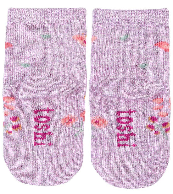 Toshi Socks Ankle Jacquard - Lavandula