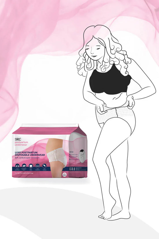 SRC Post Partum Disposable Underwear - 10 Pack