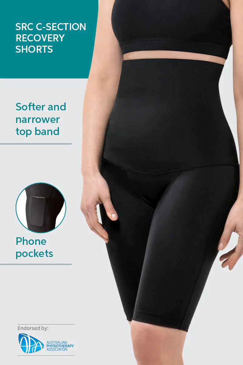 SRC C-Section Recovery Shorts - Black