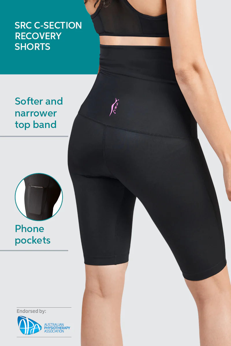 SRC C-Section Recovery Shorts - Black